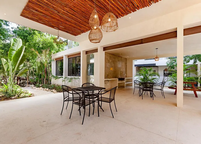 Casa de férias New Jaguar 12min To Caribe,pools,playground Playa del Carmen